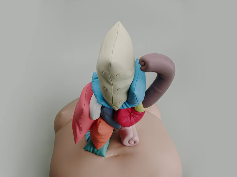 Original Contemporary Body Sculpture by Taras Yoom