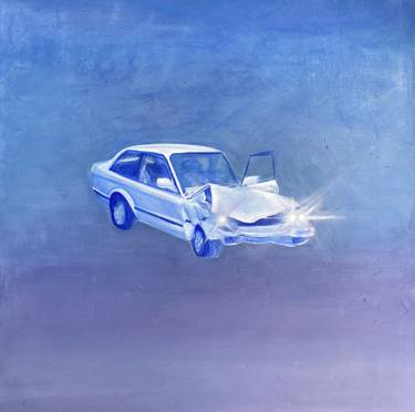 Original Surrealism Car Paintings by Eden Miller