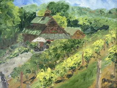 Original Fine Art Landscape Paintings by Makris Penny