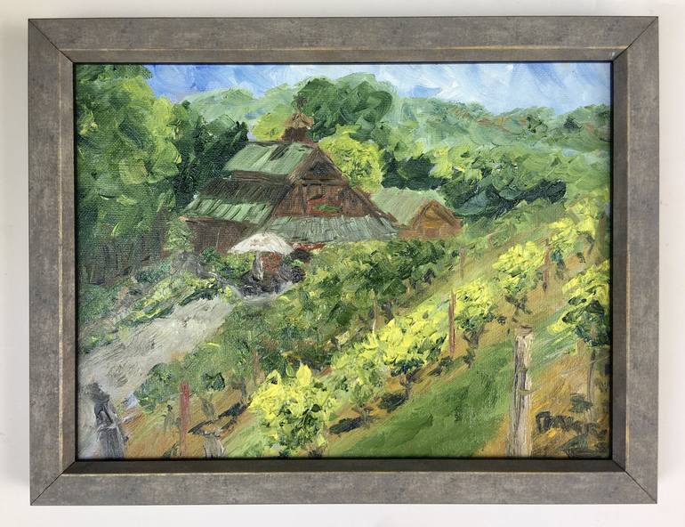 Original Fine Art Landscape Painting by Makris Penny