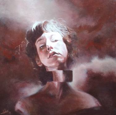 Original Figurative Women Paintings by Cristian Lobos