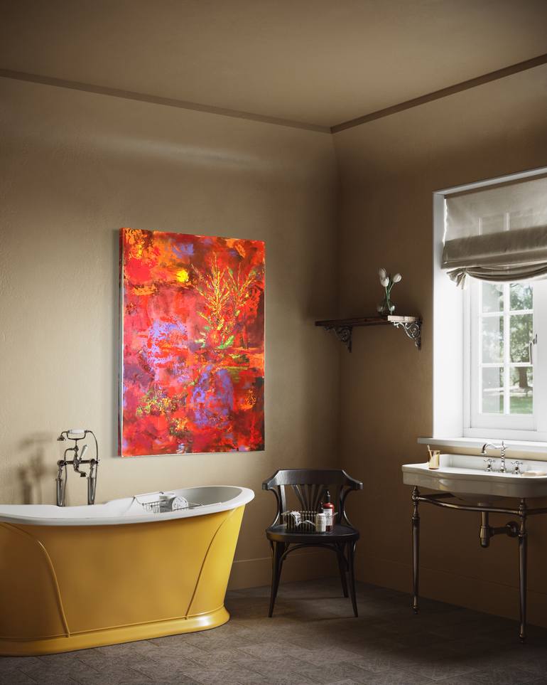 Original Contemporary Abstract Painting by Linda Hamilton