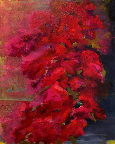 Original Contemporary Floral Paintings by Linda Hamilton