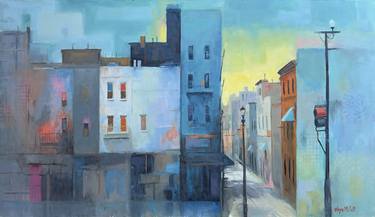 Original Impressionism Cities Paintings by Wayne Millett