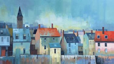 Original Fine Art Cities Paintings by Wayne Millett