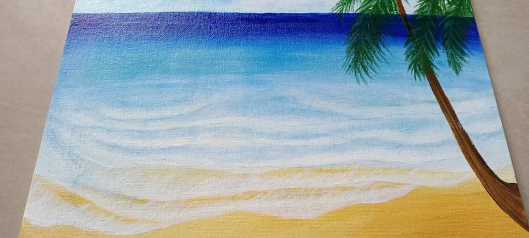 Original Beach Painting by Reetu Sharma