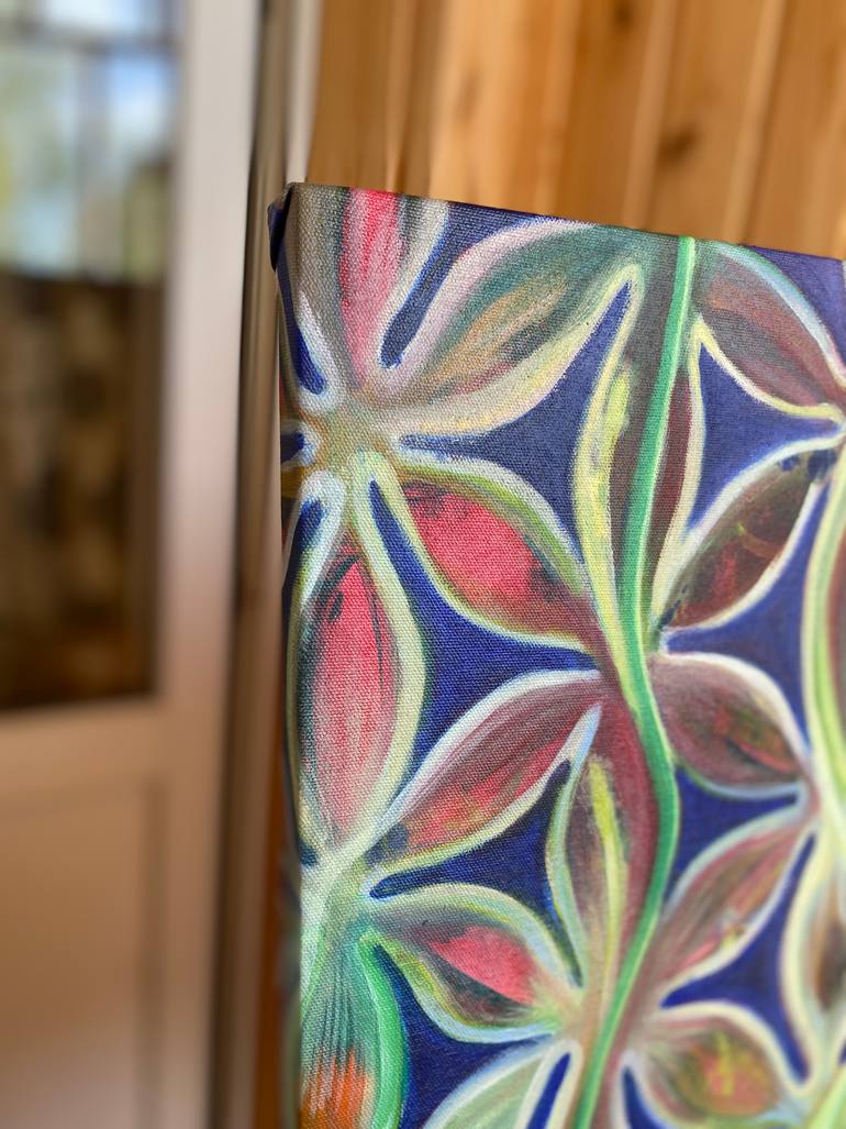Original Abstract Floral Painting by Marina Grigoryeva