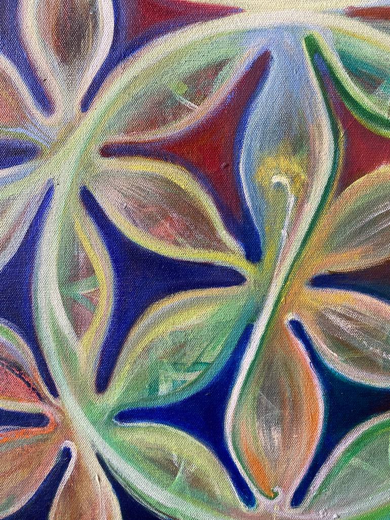 Original Abstract Floral Painting by Marina Grigoryeva