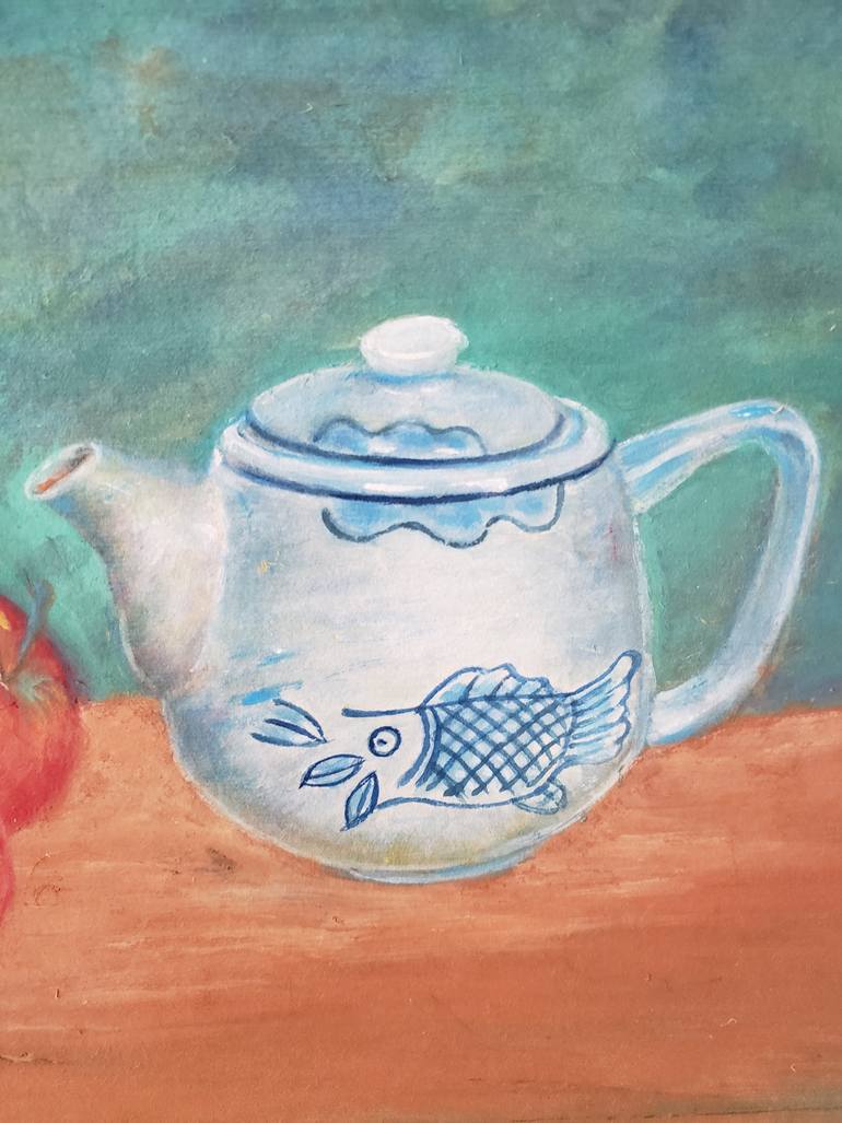Original Contemporary Food & Drink Painting by Chi Si Poon