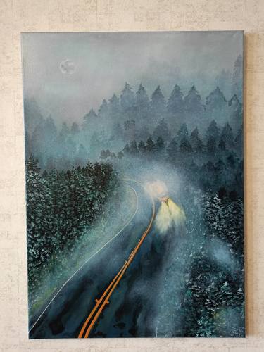 Original Contemporary Landscape Painting by Tatyana Bondarchuk-Zhenina