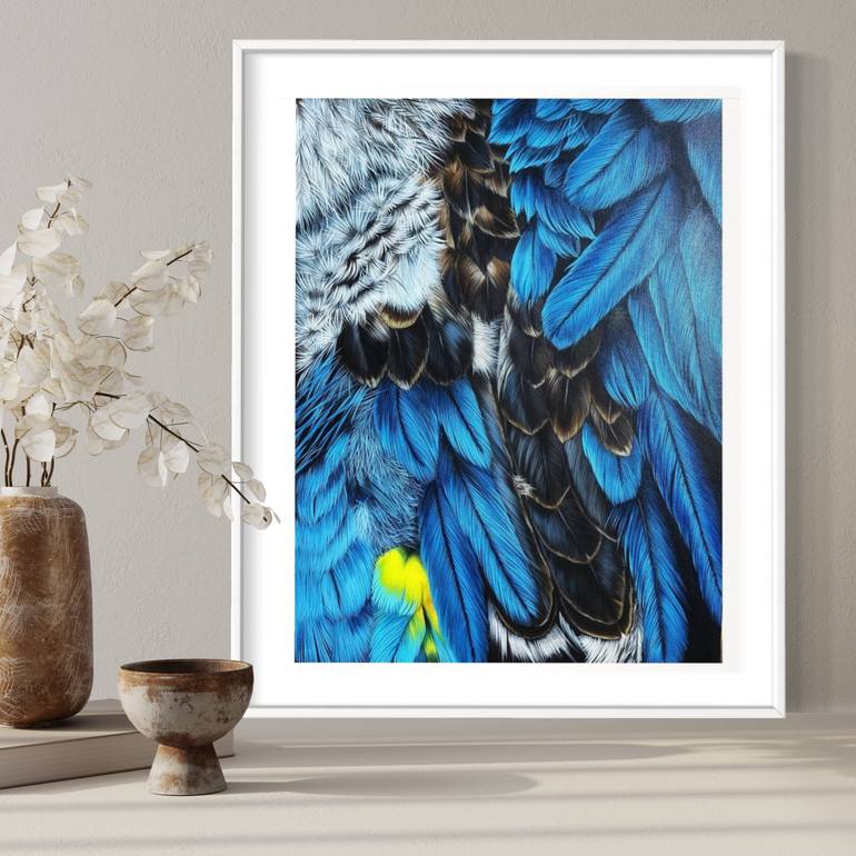 Original Art Deco Animal Painting by Zoya Aafaq