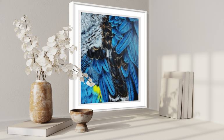 Original Art Deco Animal Painting by Zoya Aafaq