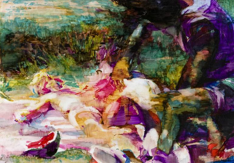 Print of Figurative Erotic Paintings by Julien Spianti