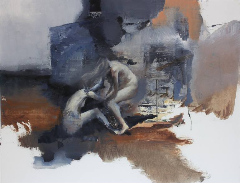 Original Realism Nude Paintings by Julien Spianti