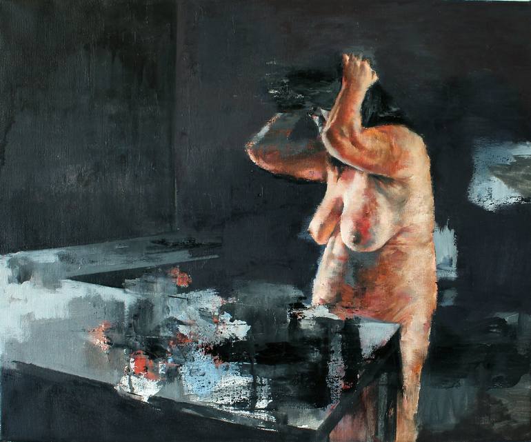 Original Surrealism Nude Paintings by Julien Spianti
