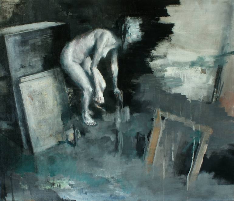 Original Realism Nude Paintings by Julien Spianti