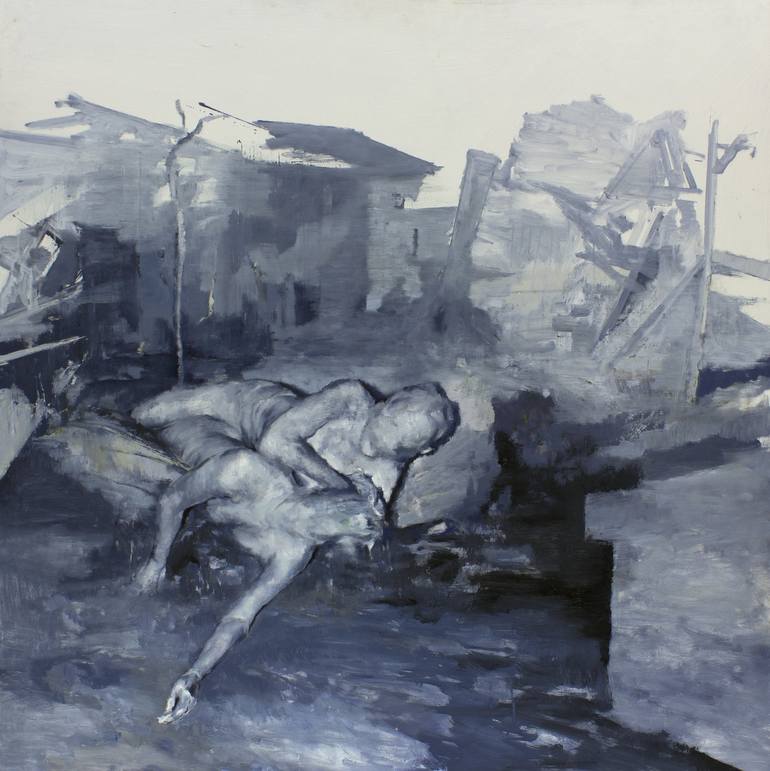 Original Figurative People Paintings by Julien Spianti