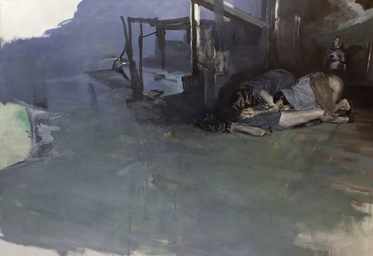Original Figurative People Paintings by Julien Spianti