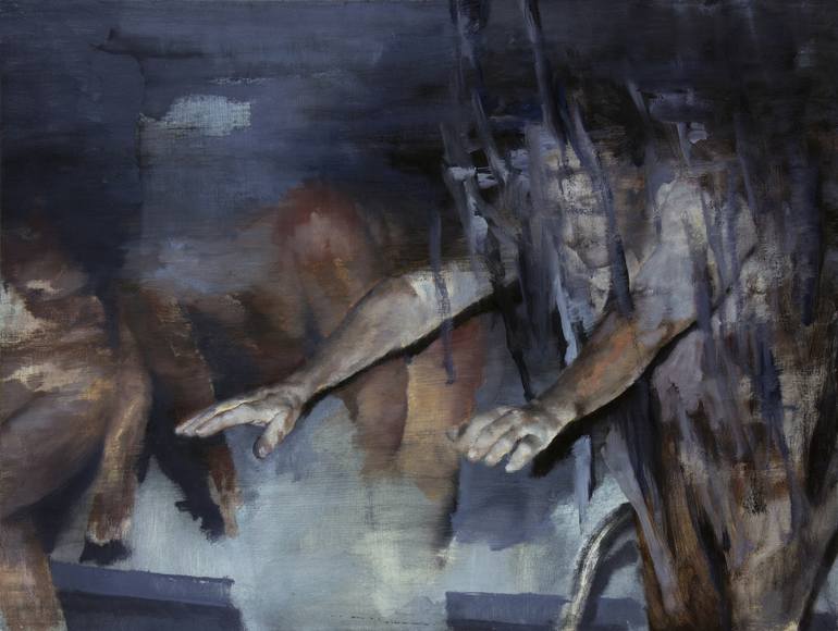 Original Figurative Children Paintings by Julien Spianti