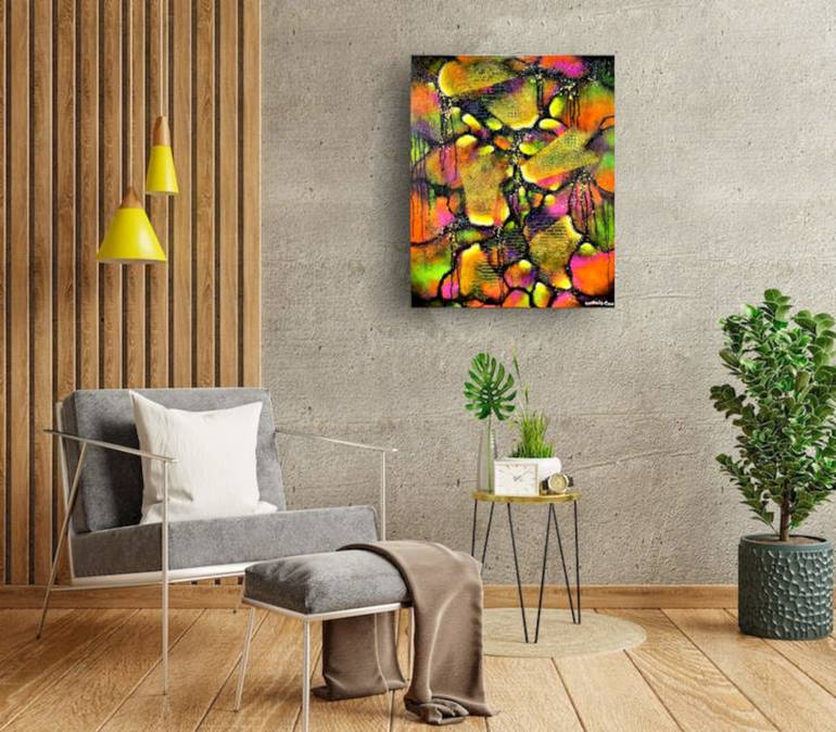 Original Abstract Painting by Christèle Chabrette