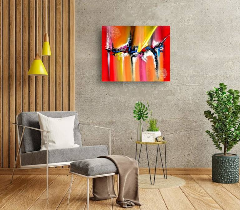 Original Abstract Painting by Christèle Chabrette