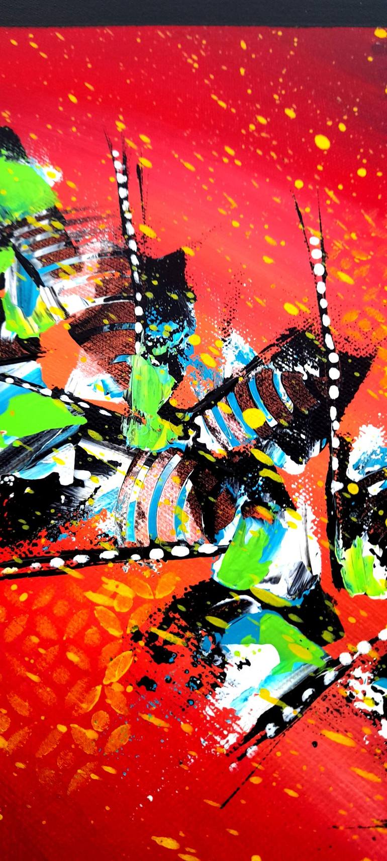 Original Abstract Painting by Christèle Chabrette