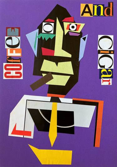 Print of Cubism Men Collage by Tommaso Fanuzzi