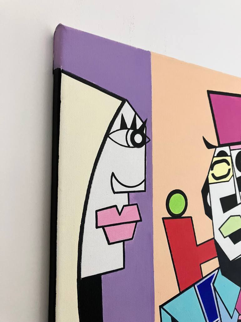 Original Abstract Fashion Painting by Tommaso Fanuzzi