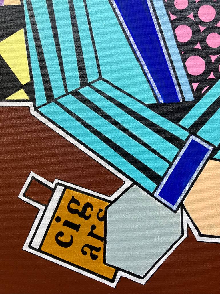 Original Abstract Fashion Painting by Tommaso Fanuzzi