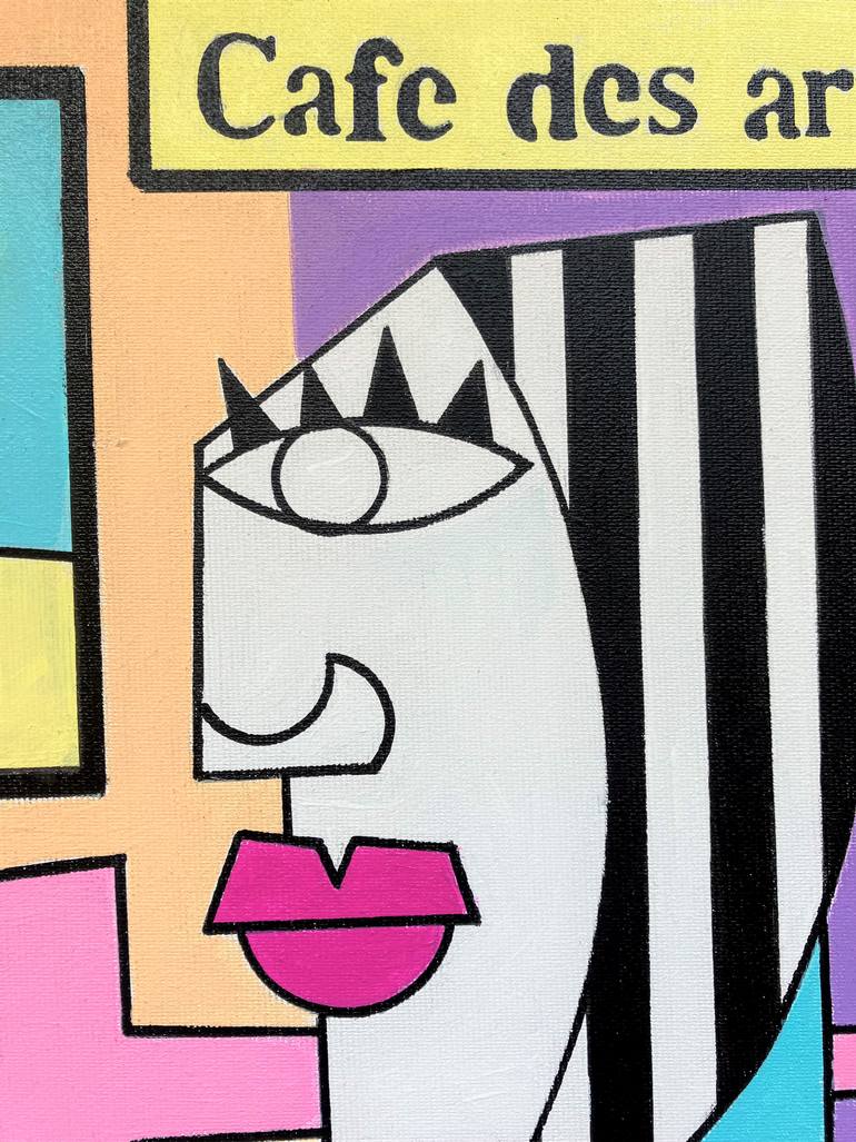 Original Abstract Fashion Painting by Tommaso Fanuzzi