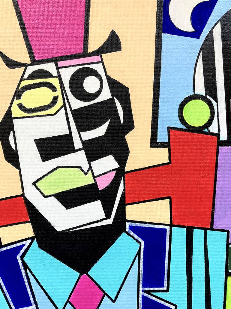 Original Abstract Fashion Painting by Tommaso Fanuzzi