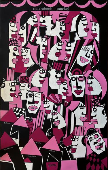 Print of Abstract People Paintings by Tommaso Fanuzzi
