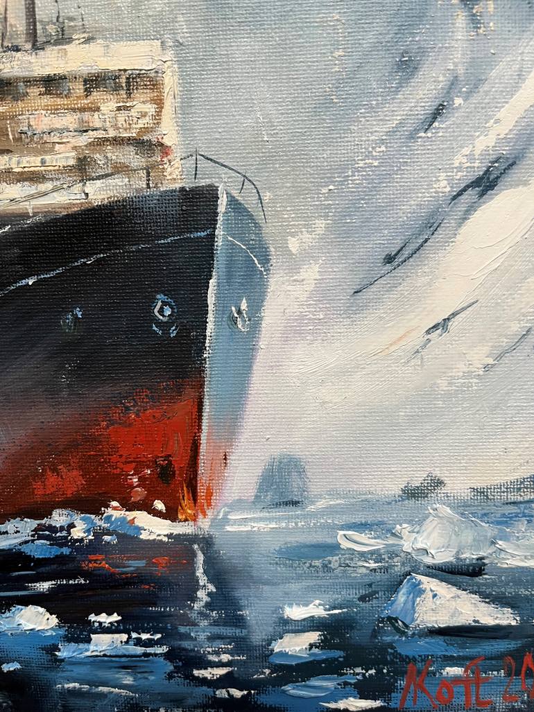 Original Contemporary Seascape Mixed Media by Elena Evtsikhevich