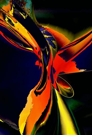 Original Abstract Expressionism Abstract Digital by Alexandra Monaco