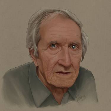 Original Portrait Digital by Romeo Varga