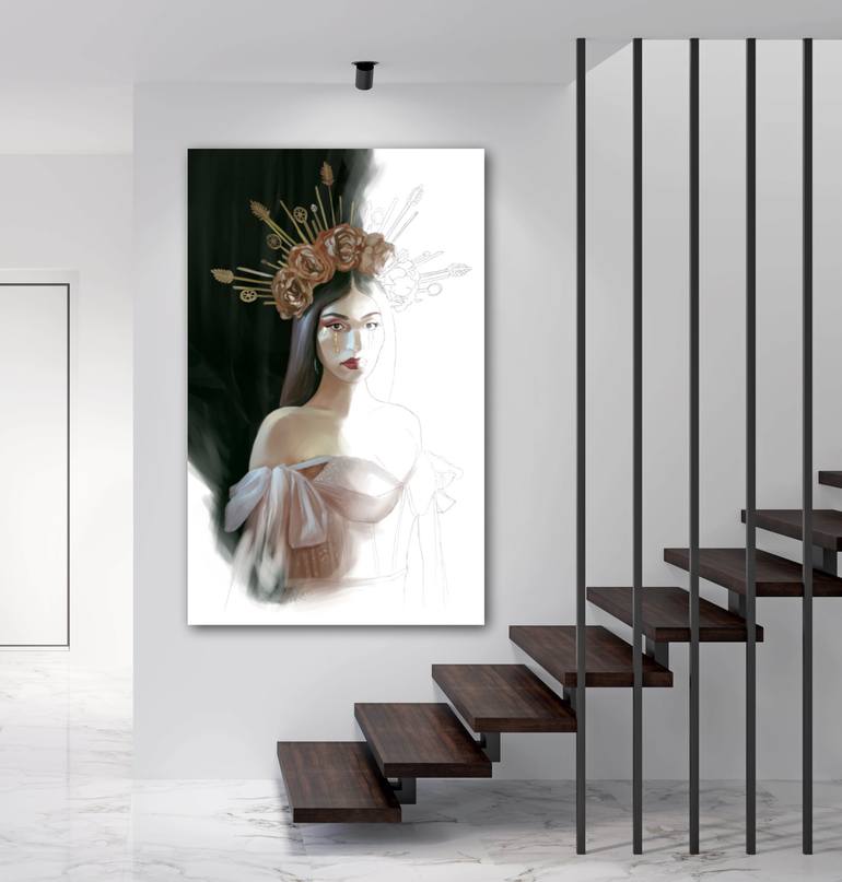 Original Contemporary People Digital by Romeo Varga