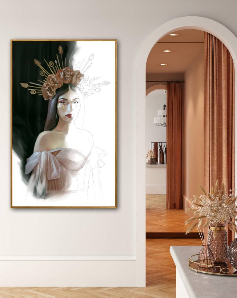 Original Contemporary People Digital by Romeo Varga