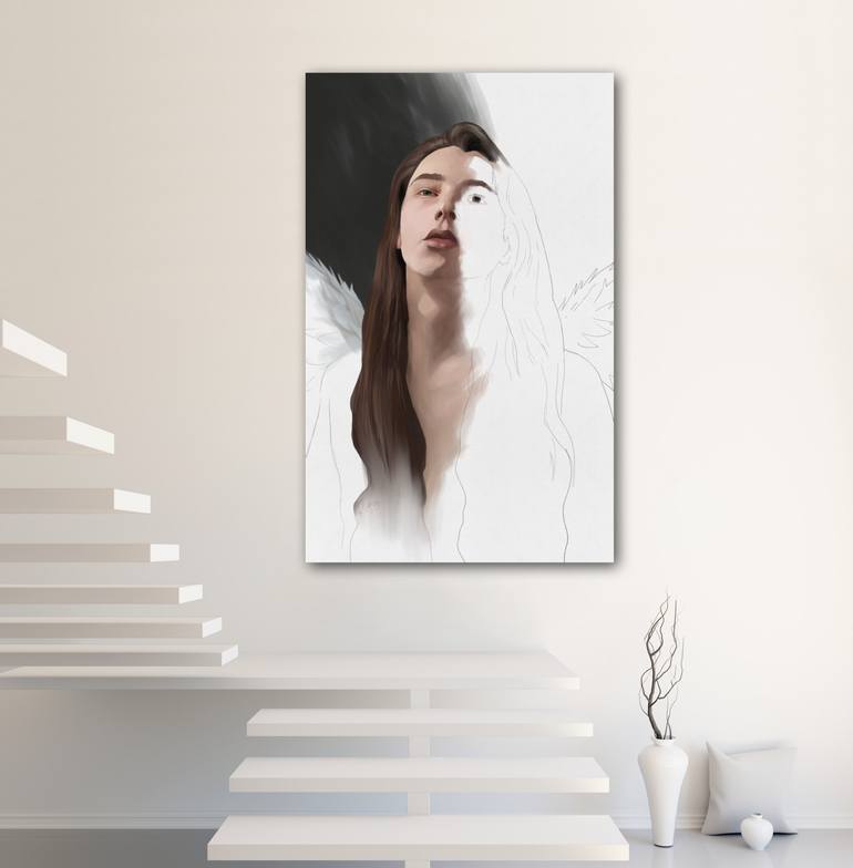 Original Figurative People Digital by Romeo Varga