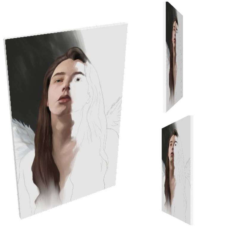 Original Figurative People Digital by Romeo Varga