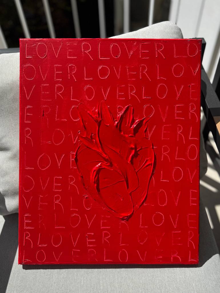 Original Contemporary Love Painting by Antonina Prylepa