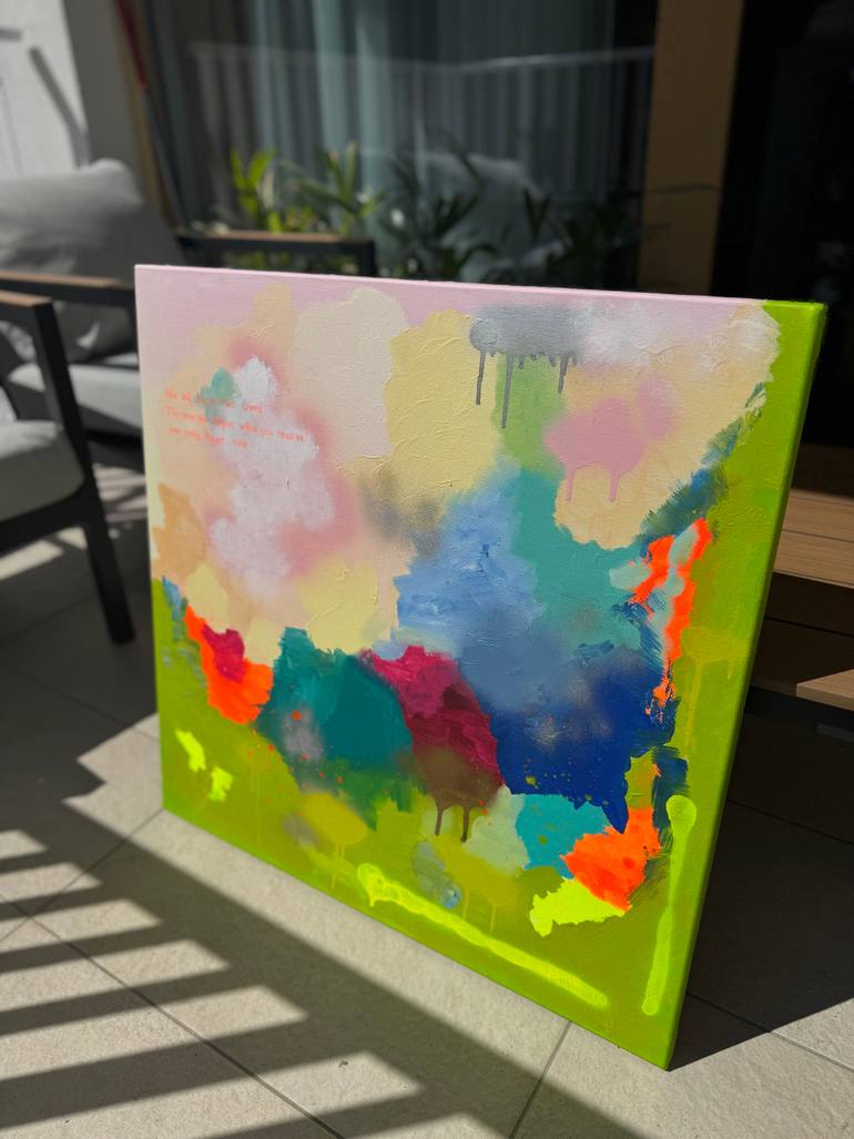 Original Abstract Expressionism Abstract Painting by Antonina Prylepa