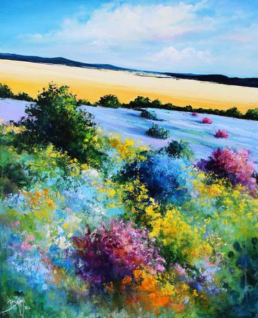 Original Expressionism Landscape Paintings by Eric BRUNI