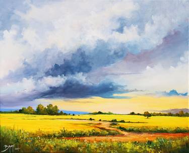 Original Expressionism Landscape Paintings by Eric BRUNI