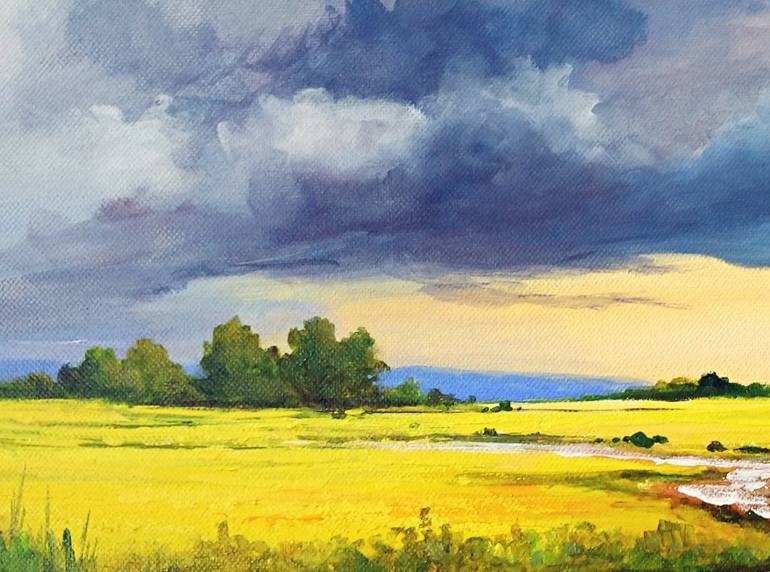 Original Expressionism Landscape Painting by Eric BRUNI