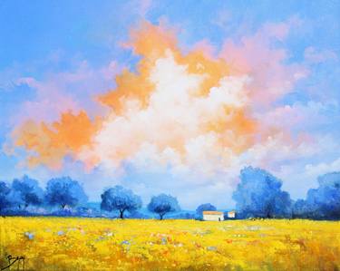 Original Expressionism Landscape Paintings by Eric BRUNI