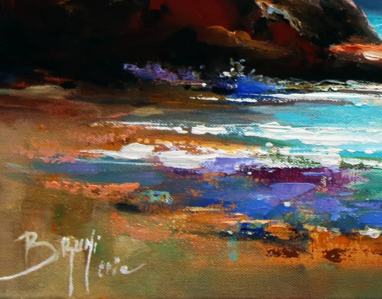 Original Contemporary Seascape Painting by Eric Bruni