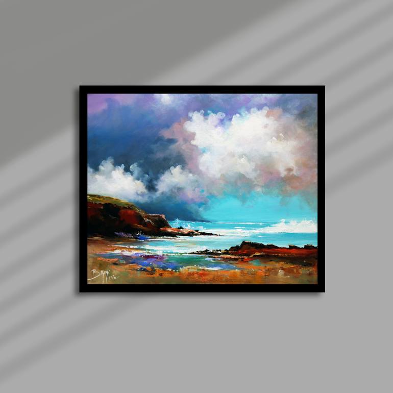Original Contemporary Seascape Painting by Eric Bruni