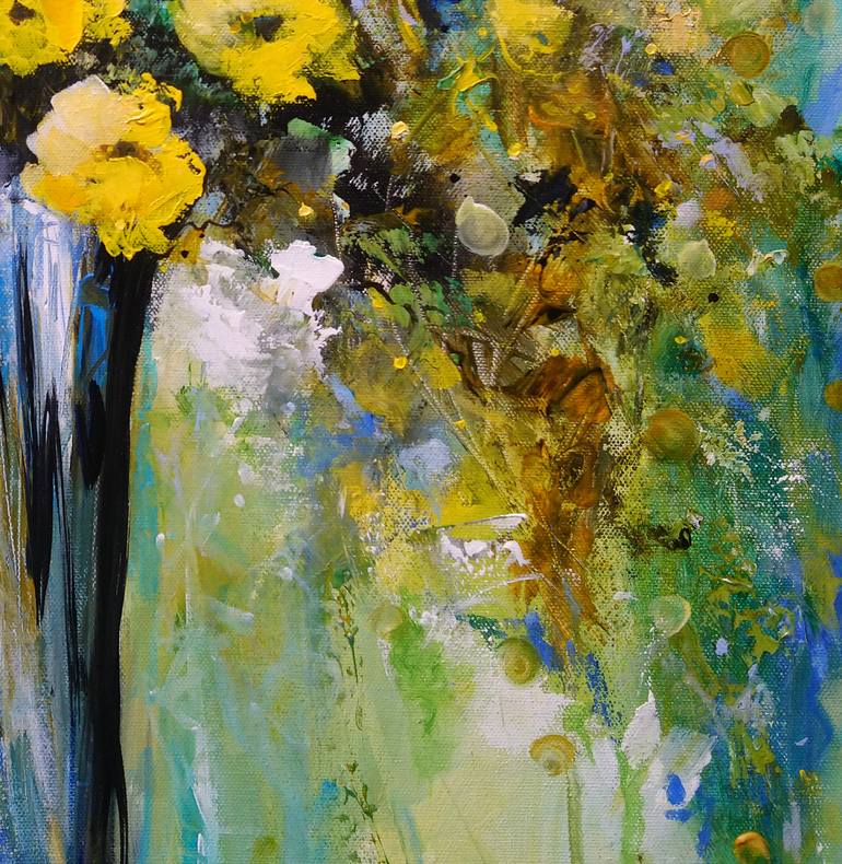 Original Contemporary Floral Painting by Eric Bruni