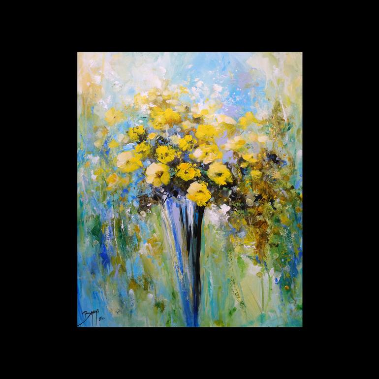 Original Contemporary Floral Painting by Eric Bruni