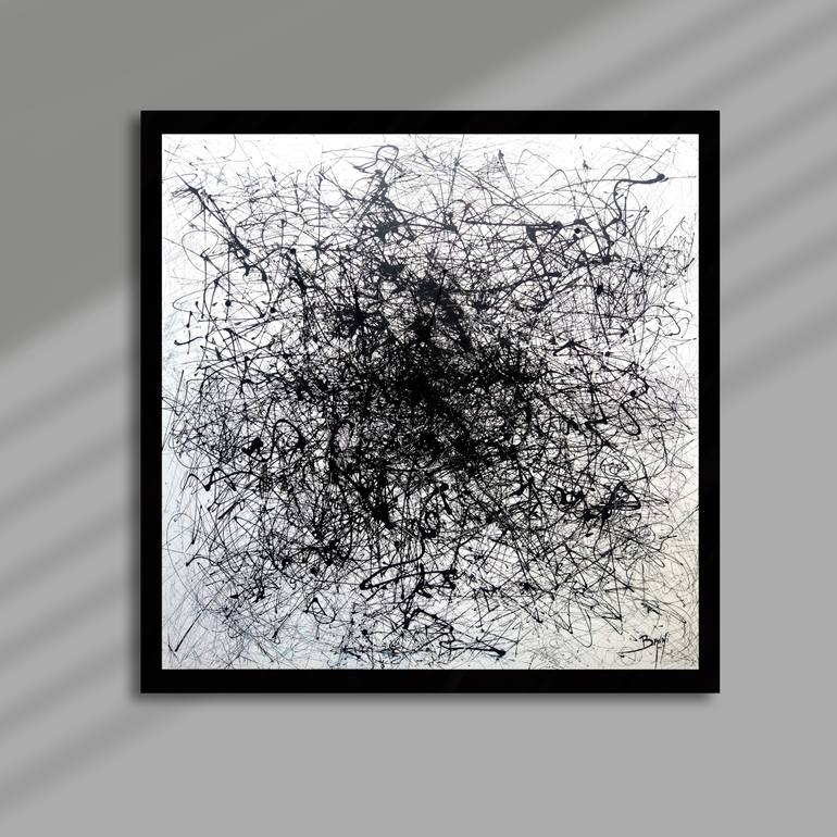 Original Abstract Expressionism Abstract Painting by Eric Bruni